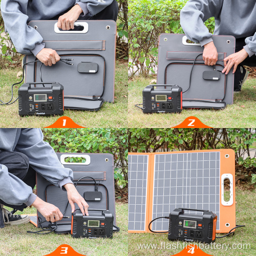 100W Outdoor Camping Waterproof Portable 18V Solar Panel